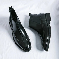 Chelsea boots met brogue detailing